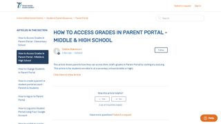 
                            3. How to Access Grades in Parent Portal - Middle & High School – Irvine ... - Irvine High School Parent Portal