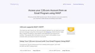 
How to access your 126.com email account using IMAP  
