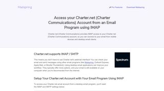 
                            7. How to access your Charter.net (Charter Commuications ... - Charter Net Email Portal Official Web Page