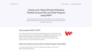 
How to access your Wp.pl (Poczta Wirtualna Polska) email ...  
