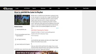 
                            9. How to Add Bill Me Later to PayPal | Chron.com - Bill Me Later Paypal Portal