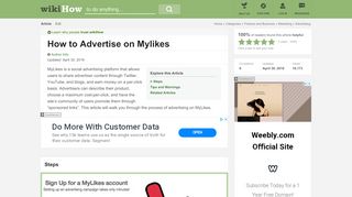 
                            7. How to Advertise on Mylikes: 10 Steps (with Pictures) - wikiHow - Mylikes Login
