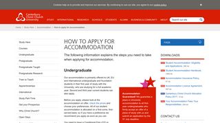 
                            3. How to apply for accommodation - Canterbury Christ Church - Canterbury Christ Church University Accommodation Portal