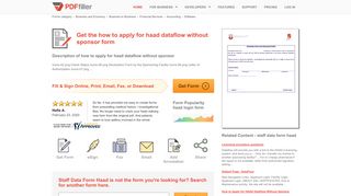 
                            6. How To Apply For Haad Dataflow Without Sponsor - Fill ... - Dataflow Portal Haad