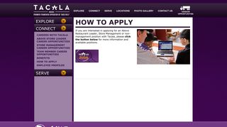 
                            1. How to Apply | Tacala, LLC - Tacala Application Portal