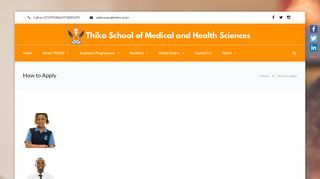 
                            3. How to Apply | Thika School of Medical and Health Sciences - Thika School Of Medical And Health Sciences Student Portal