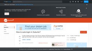 
                            1. How to auto-login in Xubuntu? - Ask Ubuntu - Xubuntu Auto Portal