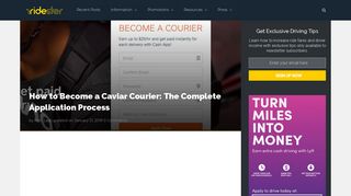 
                            9. How to Become a Caviar Courier: The Complete Application ... - Caviar Driver Sign In