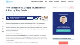 
                            5. How to Become a Google Trusted Store- 5 Step Guide - Google Trusted Stores Portal
