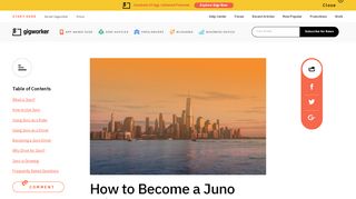 
                            7. How to Become a Juno Driver - Gigworker.com - Juno Driver Sign Up
