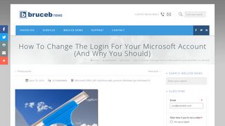 
How To Change The Login For Your Microsoft Account ...  
