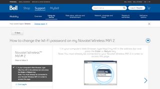 
                            5. How to change the Wi-Fi password on my Novatel Wireless ... - Glo Mobile Wifi Login