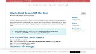 
How to Check Celcom Wifi Plus Zone | Wireless Tips  
