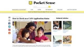 
How to Check on a CAPS Application Status - PocketSense
