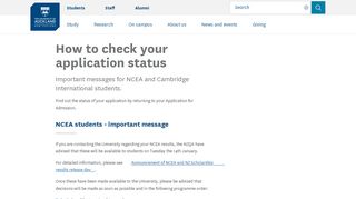 
                            4. How to check your application status - The University of ... - University Of Auckland Student Portal