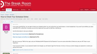 How to Check Your Schedule Online | The Break Room - Target Sso Login