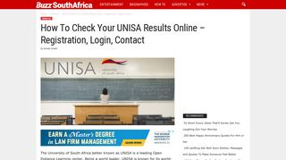 
                            5. How To Check Your UNISA Results Online - Registration ... - Myunisa Portal Examination Results 2018