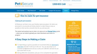 
                            3. How To Claim with Petsecure Australia - Petsecure pet insurance - Petsecure Portal