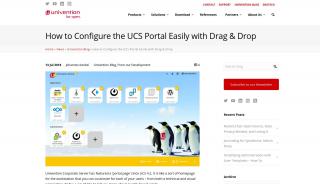 
                            2. How to Configure the UCS Portal Easily with Drag & Drop Univention - Portal Ucs