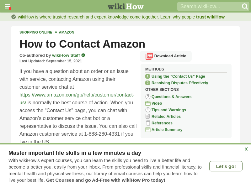 
                            4. How to Contact Amazon Customer Service - wikiHow