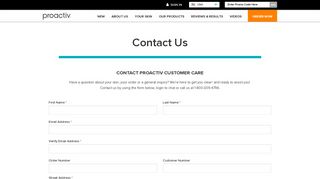 
                            4. How to Contact Proactiv | Proactiv Customer Service | Proactiv® - My Proactive Portal