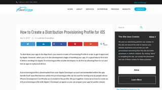 
                            4. How to Create a Distribution Provisioning Profile for iOS | Clearbridge ... - Apple Provisioning Portal