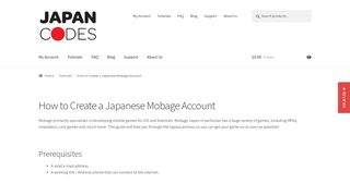
                            3. How to Create a Japanese Mobage Account - Japan Codes - Mbga Jp Sign Up