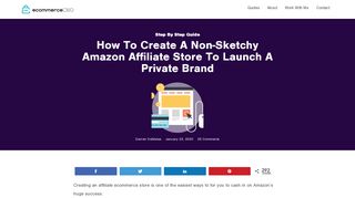 
How to Create a Non-Sketchy Amazon Affiliate Store To ...  
