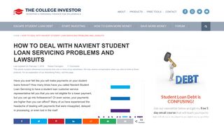 
How To Deal With Navient Student Loan Servicing Problems ...  
