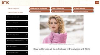 
                            5. How to Download from Kickass without Account 2020 - Btik.com - Kickass Account Sign Up
