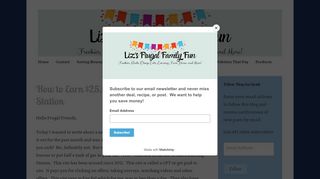 
                            5. How to Earn $25.00 A Month On Earning Station | Liz's Frugal ...