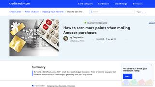 
                            2. How to earn more points when making Amazon purchases ... - Amazon Shopping Portal