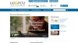 
                            6. How to enroll in Member Connect online banking | LGFCU ... - Lgfcu Portal Connect