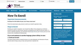 
                            4. How To Enroll | Texas Virtual Academy At Hallsville - Texas Virtual Academy Parent Portal