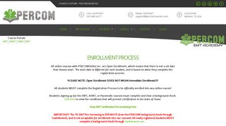 
                            3. How To Enroll & What To Expect | PERCOMCOurses - Percom Online Student Portal