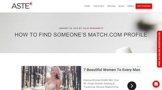 
                            2. How To Find Someone's Match.com Profile - Aste - Match Username Search Without Portal