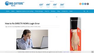 
                            7. How to Fix DIRECTV NOW's Login Error - Cord Cutters News - Directv App Login Issues