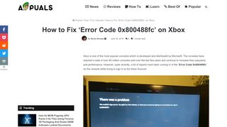 
                            5. How to Fix 'Error Code 0x800488fc' on Xbox - Appuals.com - Sign In Code 0x800488fc