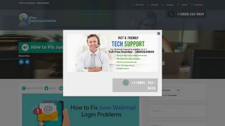 
How to Fix Juno Webmail Login Problems? - Call 1-800-262 ...  
