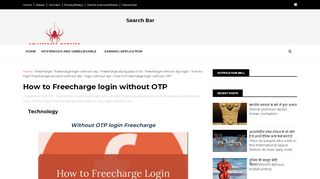 
                            7. How to Freecharge login without OTP - smartinsia.website - Freecharge Portal