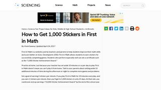 
                            4. How to Get 1,000 Stickers in First in Math | Sciencing - First In Math Player Home Portal