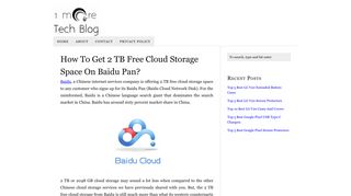 
                            6. How To Get 2 TB Free Cloud Storage Space On Baidu Pan? - Baiduwangpan Login