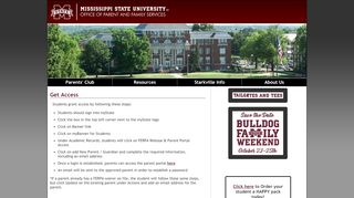 
                            9. How to Get Access - Mississippi State University - Mississippi State Banner Portal