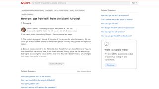 
                            6. How to get free WiFi from the Miami Airport - Quora - Boingo Miami Airport Portal
