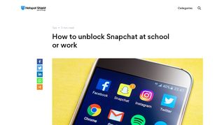 
                            6. How to get Snapchat unblocked at school or work | Hotspot ... - Unblocked Snapchat Login