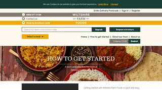 
                            8. How to get started with Wiltshire Farm Foods. - Wiltshire Farm Foods Portal