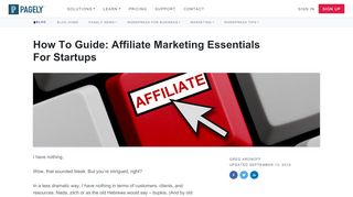 
                            9. How To Guide: Affiliate Marketing Essentials For Startups ...