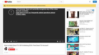 
                            6. How to Hack Direct TV 100 % Working 2018. Free Direct TV ... - Fake Cable Provider Portal