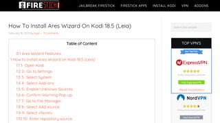 
                            4. How To Install Ares Wizard On Kodi 18.5 (Leia) in 2020 - Ares Wizard Portal