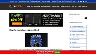 
                            3. How To Install Ares Wizard On Kodi for Kodi Maintenance - Ares Wizard Portal